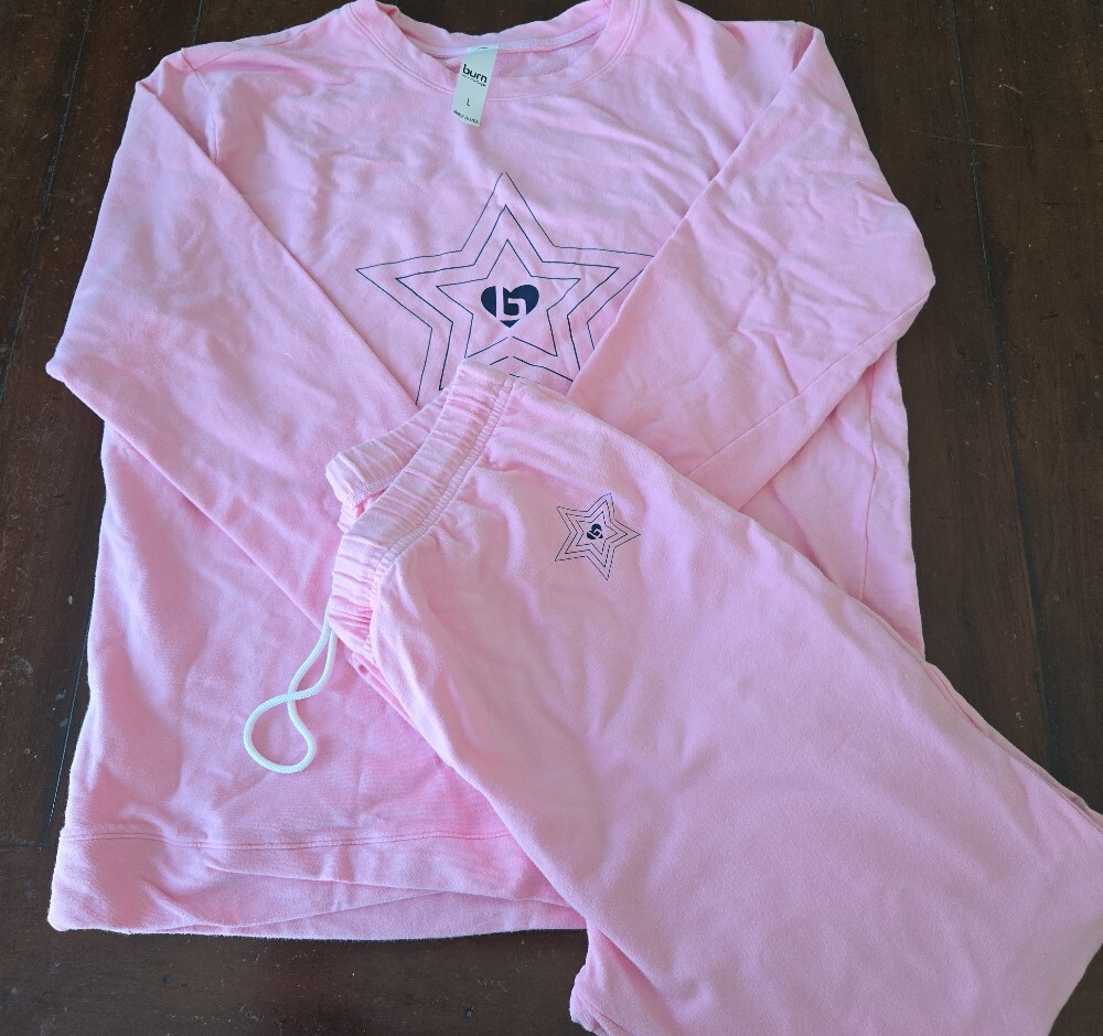Burn Boot Camp Pink Sweatshirt & Pants SET